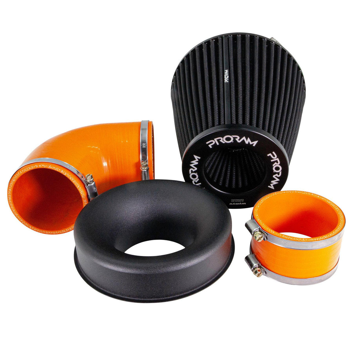 RamAir Performance -laskostettu imusarja MK2 Focus ST -malliin – oranssit letkut
