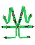 QSP 6 Point Safety Harness 3" FIA (Green) - CDMSPORT