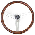 Nardi Classic Wood Steering Wheel Satin Spokes 390mm - CDMSPORT
