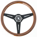 Nardi Classic Wood Steering Wheel Black Spokes 340mm - CDMSPORT