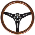 Nardi Deep Corn Wood Steering Wheel Black Spokes 330mm - CDMSPORT