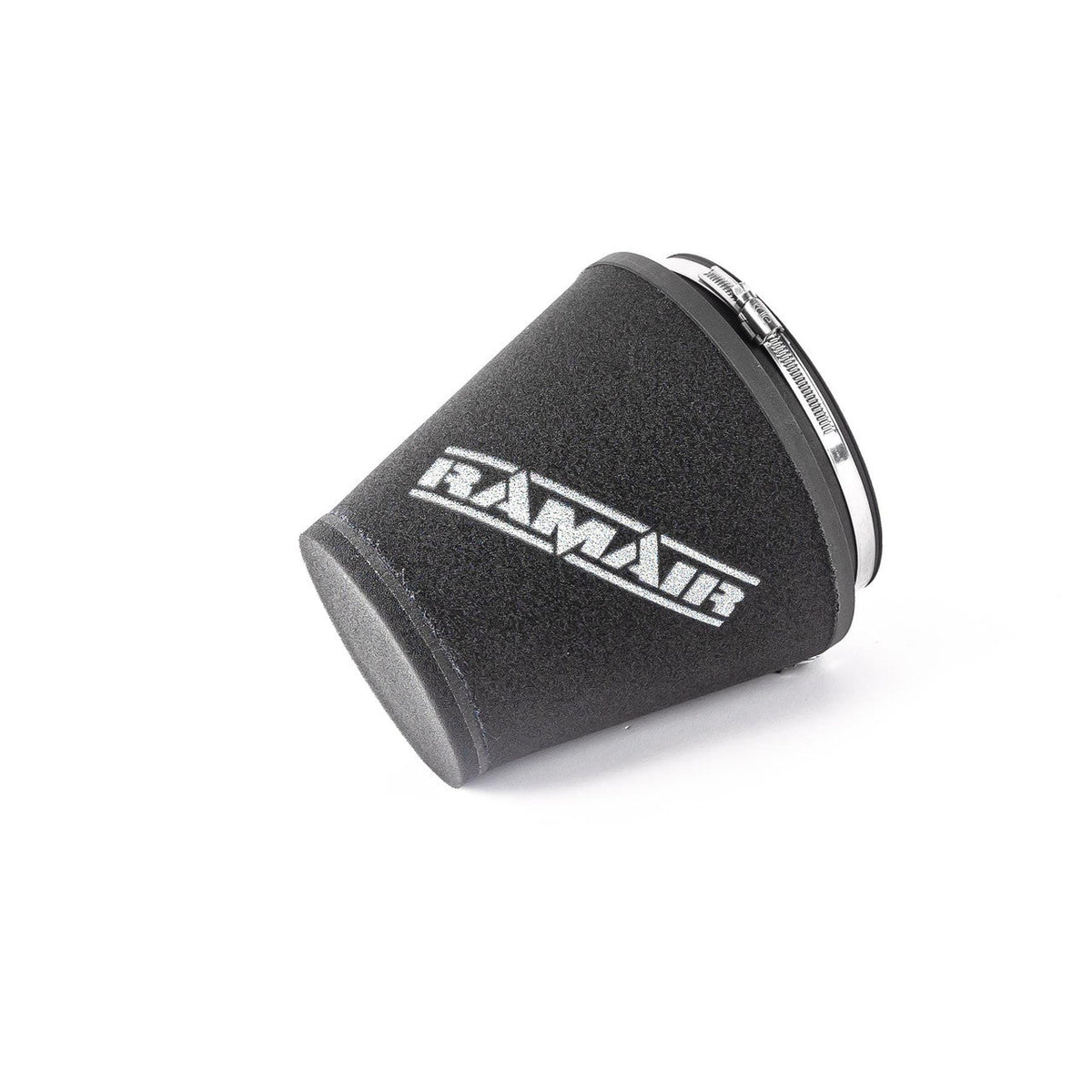 Ramair 90 mm:n (3,5 tuuman) ulkohalkaisijan kauluksella varustettu suuri kartioilmansuodatin Velocity Stackilla