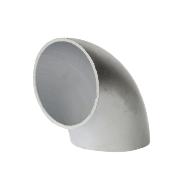 Aluminium Tube 90 degrees 40mm x 3mm