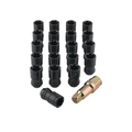 Hurricane Motorsport Wheel Nut Kit with Locking Sleeve M12x1.5 (Black)