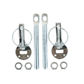 QSP Bonnet Latch Steel / SS - Silver