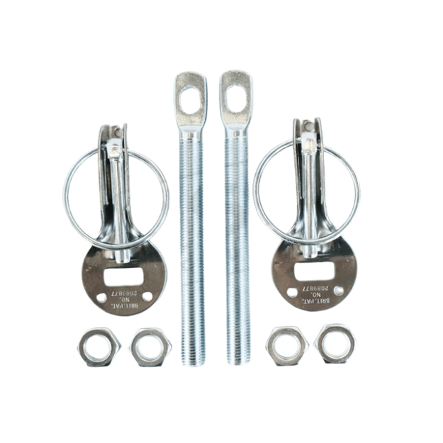 QSP Bonnet Latch Steel / SS - Silver