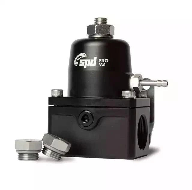 SPD Fuel pressure regulator V3 PRO E85 black - CDMSPORT