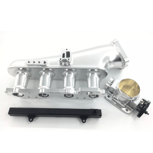 CDM Nissan S13 S14 S15 SR20DET Intake manifold plenum with throttle body & fuel rail - CDMSPORT