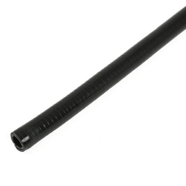 Silikoniletku joustava musta - 0,75" (19 mm)