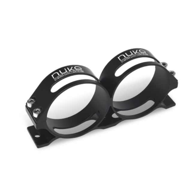 Nuke Performance Universal Double Bracket - polttoainesuodatin/pumppupidike - 65 mm
