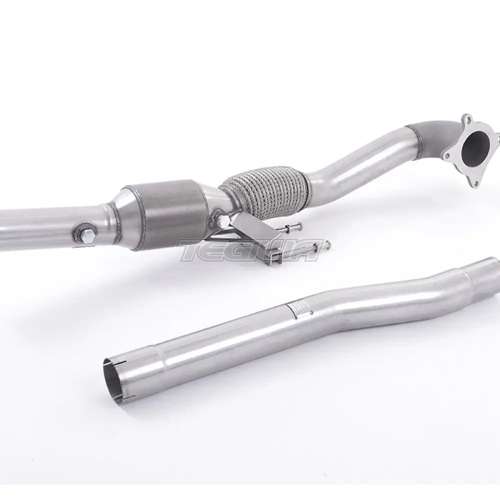 Milltek Audi A3 2.0T FSI 2WD 5 door Sportback 2003-2012 Cast Downpipe with HJS High Flow Sports Cat Exhaust