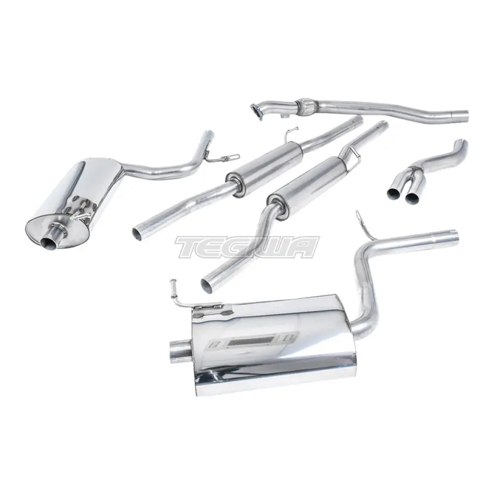 Milltek Audi A4 1.8T B6 quattro Cabriolet 2001-2005 Cat-back pakoputkisto