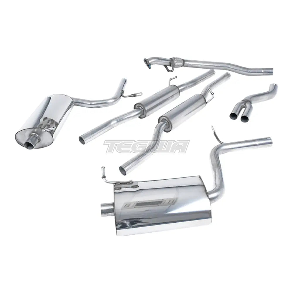 Milltek Audi A4 1.8T B6 quattro Saloon - Avant 163 hv (5-vaihteinen) 2001-2005 Cat-back pakoputkisto