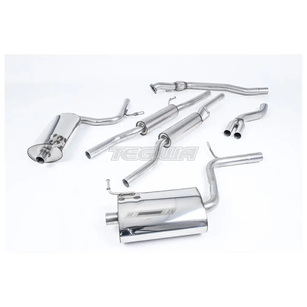 Milltek Audi A4 1.8T B6 quattro Sedan - Avant 190 hv (6-vaihteinen) 2003-2005 Cat-back-pakoputkisto