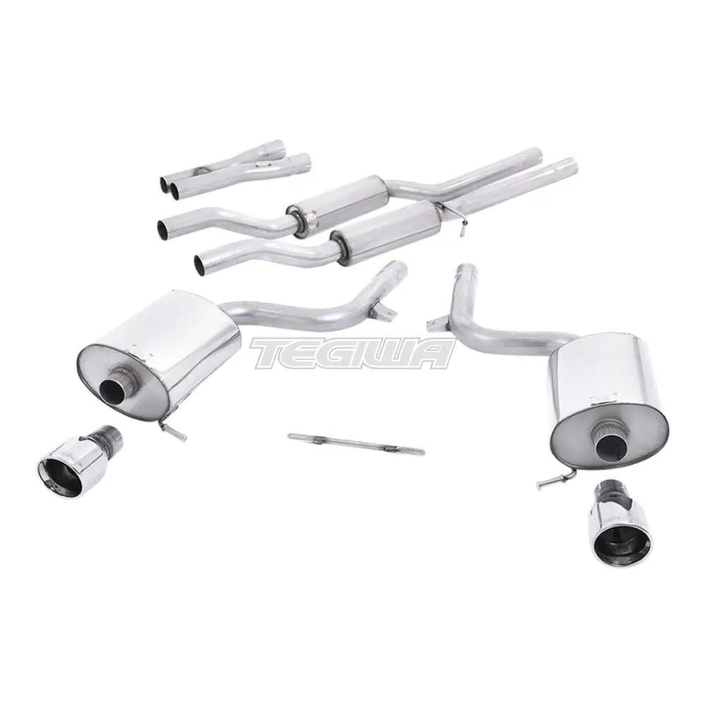 Milltek Audi A4 3.0 V6 B6 quattro Sedan, Avant & Cabriolet 2001-2005 Cat-back-pakoputkisto - SSXAU100