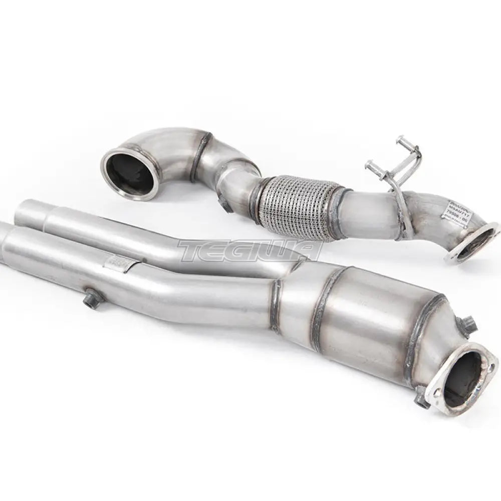 Milltek Audi RS3 Sportback 400PS (8V MQB – vain Facelift) – OPF/GPF-mallit 2019-2023 Suurihalkaisijainen Downpipe-putki ja Hi-Flow-urheilukatalysaattoripakosarja