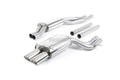 Milltek Audi RS4 B5 V6 Bi-Turbo Avant 2000-2002 Cat-back-pakoputkisto - Resonoitu