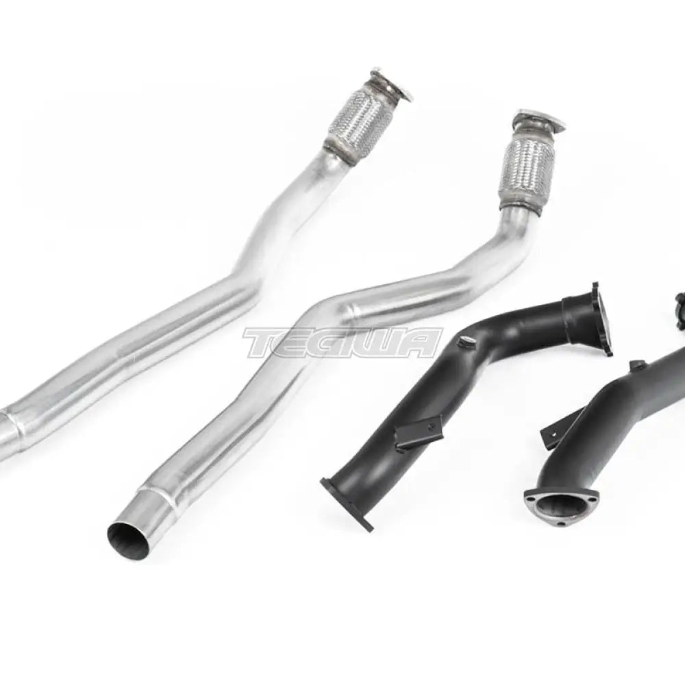Milltek Audi RS7 C7 Sportback 4.0 V8 TFSI biturbo sis. Performance Edition 2013-2018 Suuri halkaisija pakoputken downpipet ja katalysaattorin ohitusputket pakoputki – Milltek-yhteensopivuus