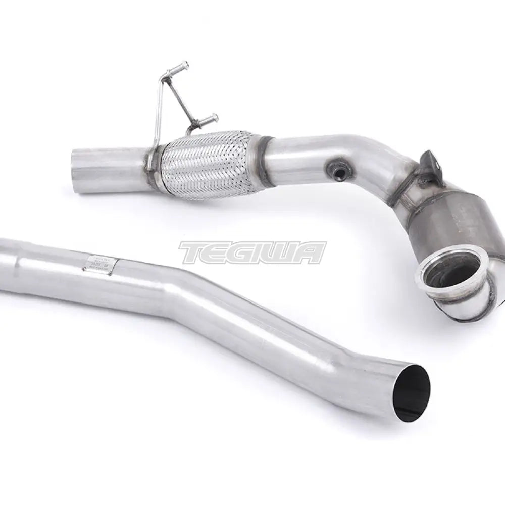 Milltek Audi S1 2.0 TFSI quattro 2014-2018 isohalkaisijainen Downpipe ja Hi-Flow Sports Cat -pakoputkisto