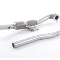 Milltek Audi S3 2.0 T quattro 3-Door 8P 2006-2012 Cast Downpipe with HJS High Flow Sports Cat Exhaust