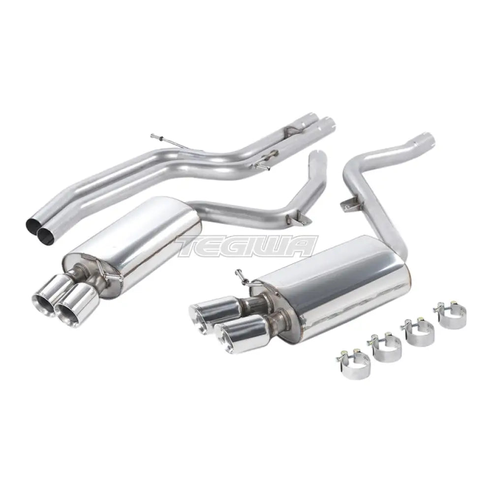 Milltek Audi S5 4.2 V8 B8 Coupé (vain manuaali) 2007-2011 Cat-back-pakoputkisto – ei-resonoiva