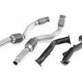 Milltek Audi S6 4.0 TFSI C7 quattro 2012-2018 Large Bore Exhaust Downpipes and Hi-Flow Sports Cats Exhaust - OE Fitment