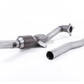 Milltek Audi TT Mk2 2.0 TFSi 2WD 2006-2011 Large Bore Downpipe ja Hi-Flow Sports Cat pakoputkisto