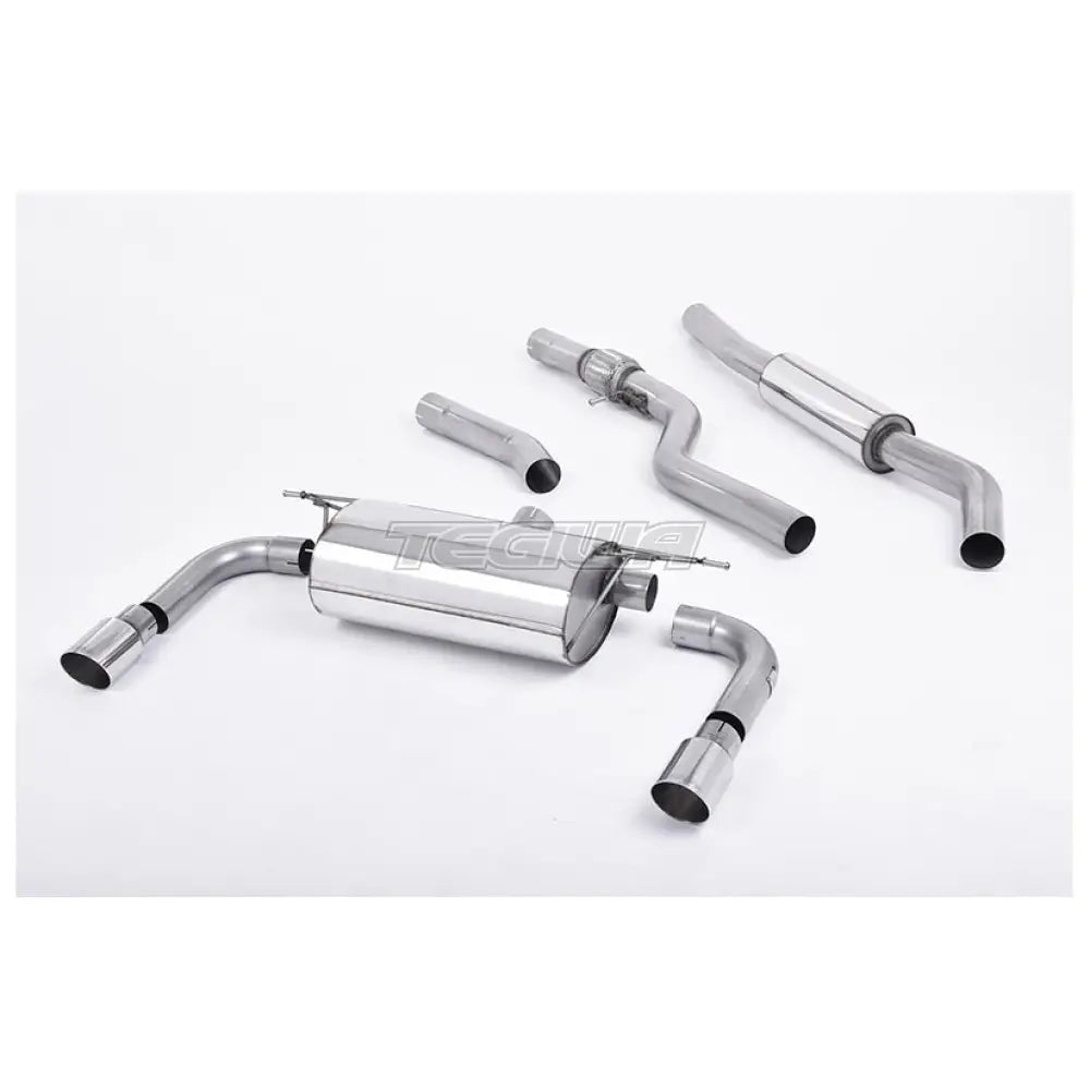 Milltek BMW 3-sarja F30 328i M Sport Automaatti (ilman vetokoukkua, ei xDrive-vetoa ja vain N20-moottori) 2012-2015 Cat-back pakoputkisto - SSXBM961