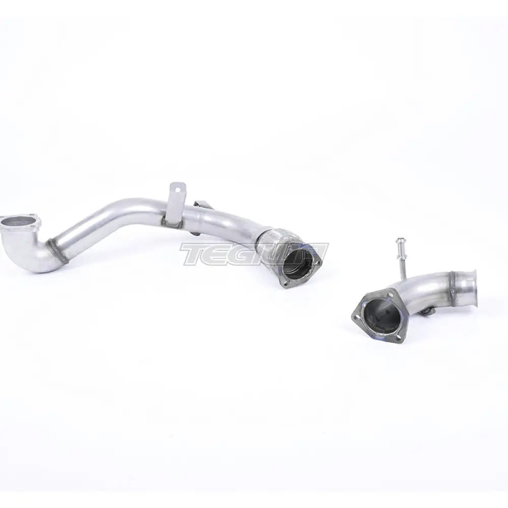 Milltek Ford Fiesta Mk8 1.0T EcoBoost ST-Line 3- ja 5-ovinen (vain ei-OPF/GPF-mallit) 2017–2019 Isoputkinen downpipe ja katalysaattoriton pakoputkisto – Milltek-yhteensopivuus