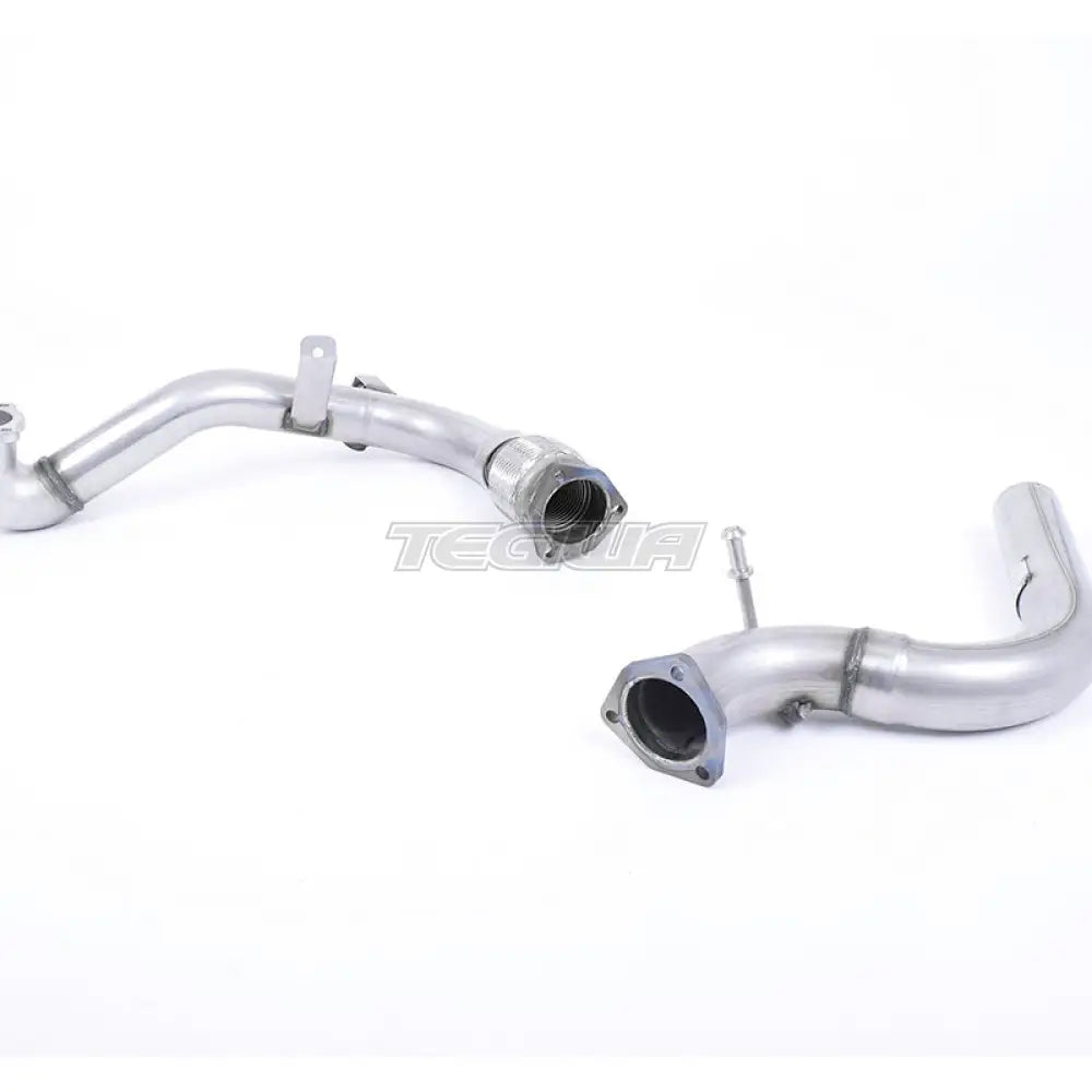 Milltek Ford Fiesta Mk8 1.0T EcoBoost ST-Line 3- ja 5-ovinen (vain mallit ilman OPF/GPF-suodatinta) 2017-2019 Isoreikäinen Downpipe ja De-cat-pakoputkisto - OE-yhteensopiva
