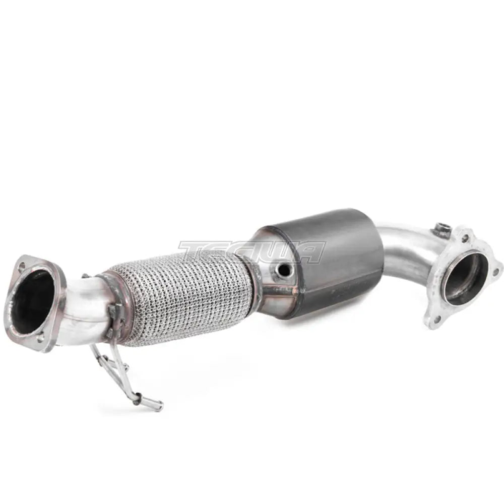 Milltek Ford Focus Mk4 ST 2.3-litrainen EcoBoost Hatch (OPF/GPF-varustettu) 2019-2023 Isoputkinen downpipe ja korkeavirtaava sporttikatalysaattoripakoputkisto
