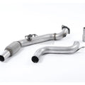 Milltek Ford Mustang 2.3 EcoBoost (Fastback) 2015-2018 Large-bore Downpipe and De-cat Exhaust - Must be fitted with OE Cat-back system