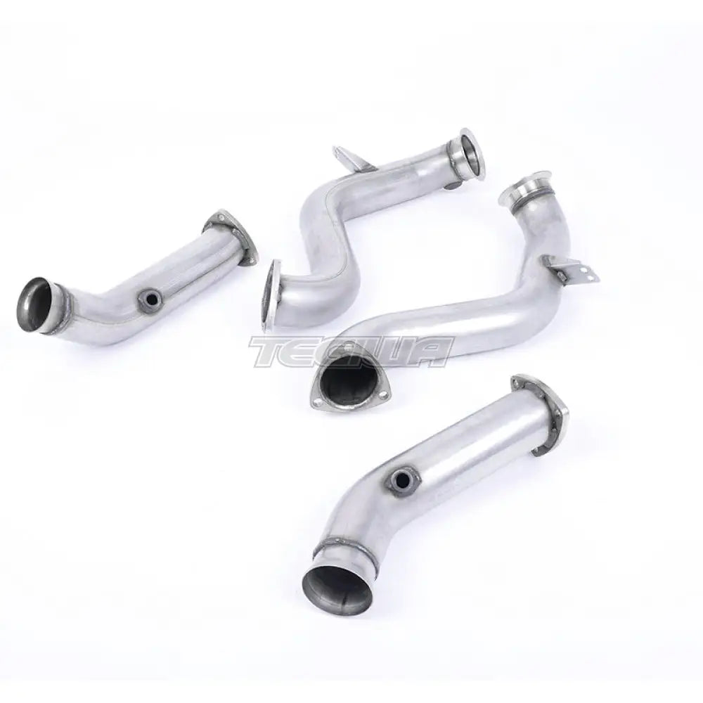 Milltek Mercedes C-Class C63 & C63 S (W205) Saloon 4.0 Bi-Turbo V8 (Non-GPF Equipped Models Only) 2015-2023 Large-bore Exhaust Downpipes and Cat Bypass Exhaust Pipes Exhaust