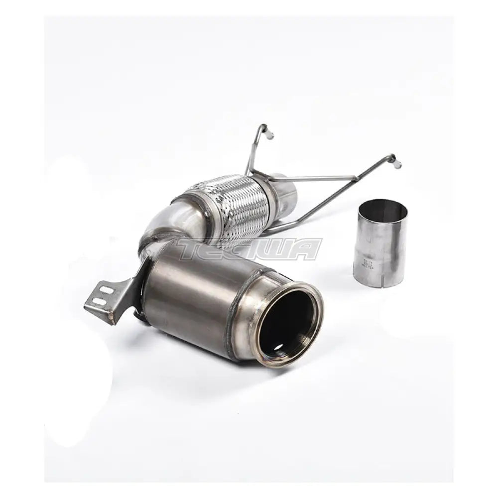 Milltek New Mini Mk3 (F56) Mini Cooper S 2.0 Turbo (UK ja Euroopan mallit - ennen kasvojenkohotusta) 2014-2018 ison halkaisijan downpipe ja tehokas sporttikatti pakoputkisto - sopii Milltek-järjestelmään