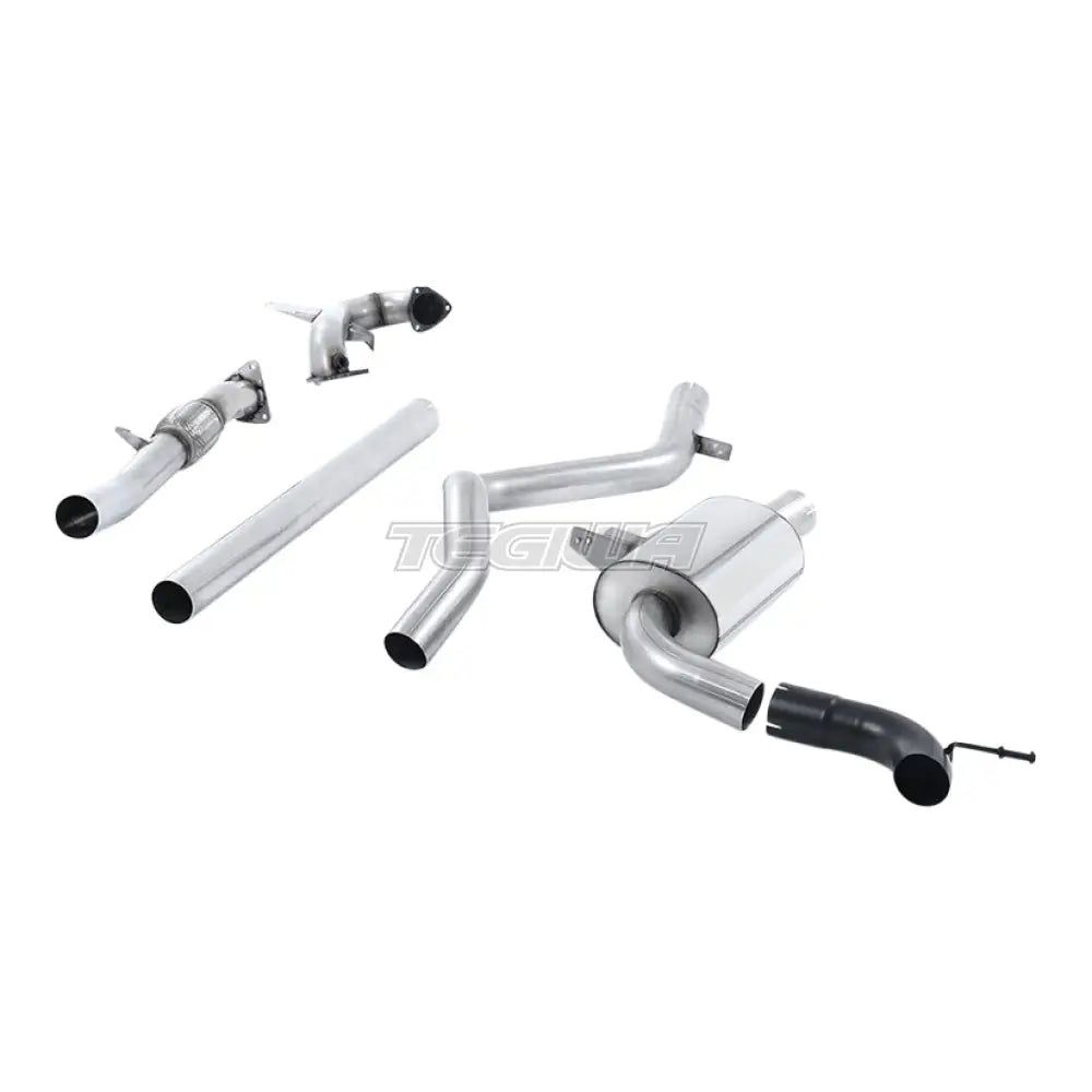 Milltek Renault Megane Renaultsport 250 ja 265 (mukaan lukien Cup) 2010-2017 Turbo-back pois lukien Hi-Flow Sports Cat -pakoputkisto - Ei-resonoitu