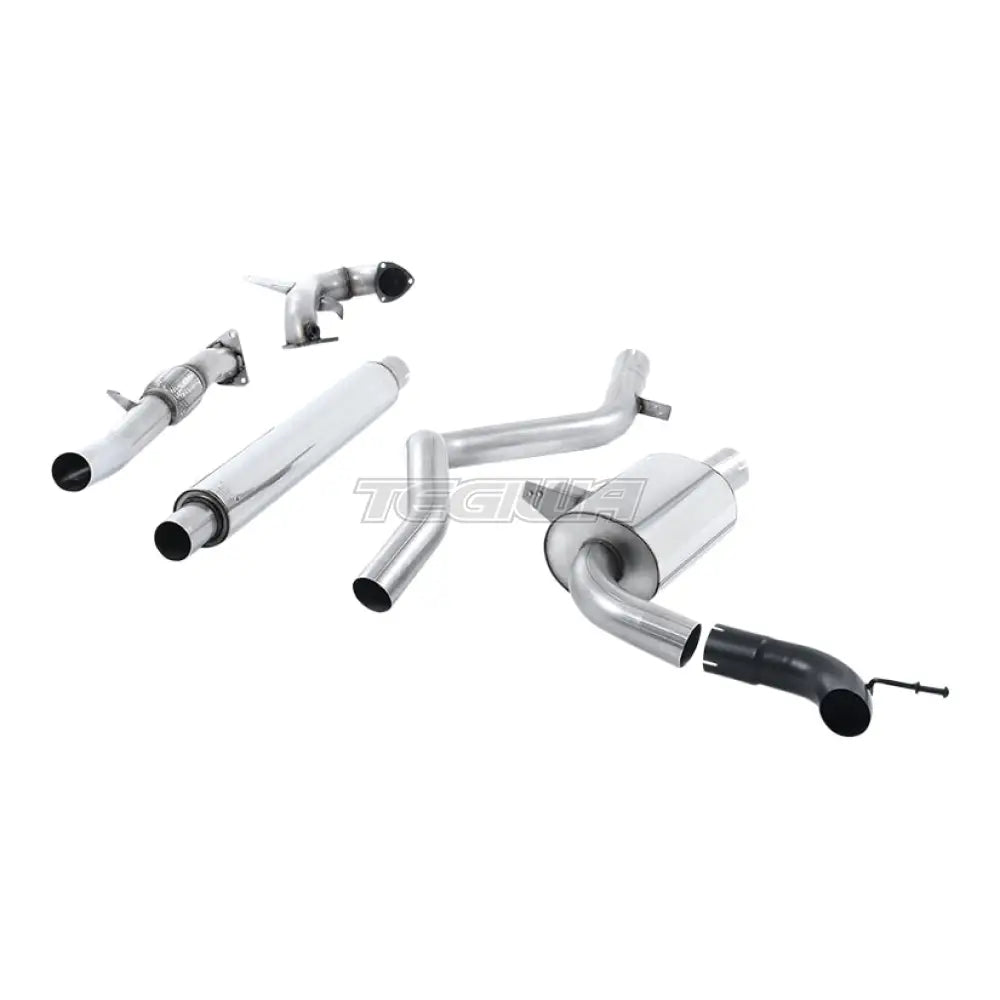 Milltek Renault Megane Renaultsport 250 ja 265 (mukaan lukien Cup) 2010-2017 Turbo-back pois lukien Hi-Flow Sports Cat -pakoputkisto - Resonoitu