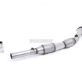 Milltek Seat Leon 1.8T Sport ja Cupra 180 hv 2000-2005 - Isoreikäinen Downpipe ja Hi-Flow-sportkatti pakoputkisto - Sopii alkuperäiseen järjestelmään