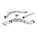 Milltek Seat Leon FR 2.0 TDI 184PS SC ja 5-ovinen (manuaali ja DSG-automaatti) 2013-2020 Cat-back-pakoputkisto