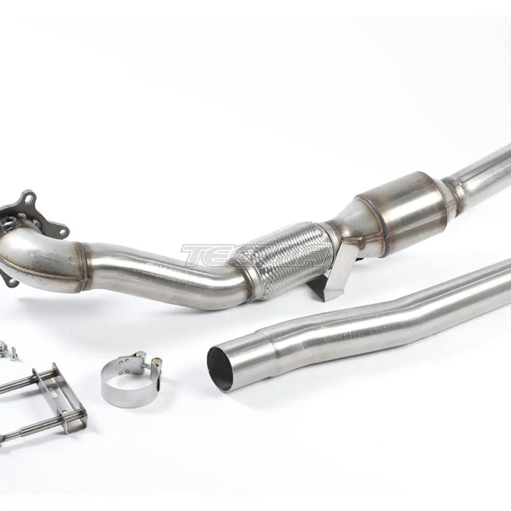 Milltek Volkswagen Golf Mk6 GTi 2.0 TSI 210 hv 2009–2013 Isompi Downpipe ja Virtaavampi Urheilukatti Pakoputkisto – Vain kilpakäyttöön
