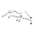 Milltek Volkswagen Golf MK7.5 GTi (Non Performance Pack Models & Non-GPF Equipped Models Only) 2017-2018 Cat-back Exhaust - Non-Resonated GT-100 Polished Trims