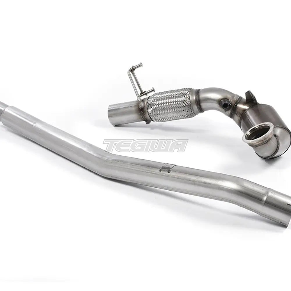 Milltek Volkswagen Golf MK7.5 GTi (vain Performance Pack -mallit ja mallit ilman OPF/GPF-suodatinta) 2017-2018 isokokoinen downpipe ja tehokas urheilukatalysaattori – sopii yhteen alkuperäisen järjestelmän kanssa – SSXVW397