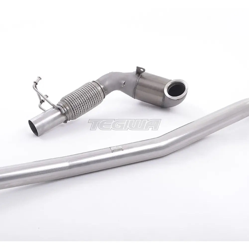 Milltek Volkswagen Golf Mk7.5 R 2.0 TSI 310 hv (vain ei-GPF-varustellut mallit) – 76 mm ja EC-hyväksytyt järjestelmät 2017-2021 Valettu Downpipe Race Cat -pakoputkella – Sopii Milltek-järjestelmän kanssa