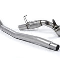 Milltek Volkswagen Golf MK7 GTi (sisältää GTi Performance Pack Clubsport & Clubsport S -mallit) 2013-2016 Suurihalkaisijainen Downpipe ja Katalysaattoriton pakoputkisto - Sopii alkuperäisen järjestelmän kanssa