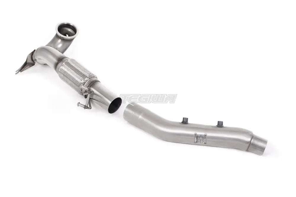 Milltek Volkswagen Golf Mk8 GTi (245hv OPF/GPF-varustellut mallit) 2020-2024 Suurihalkaisijainen Downpipe ja De-cat pakoputkisto