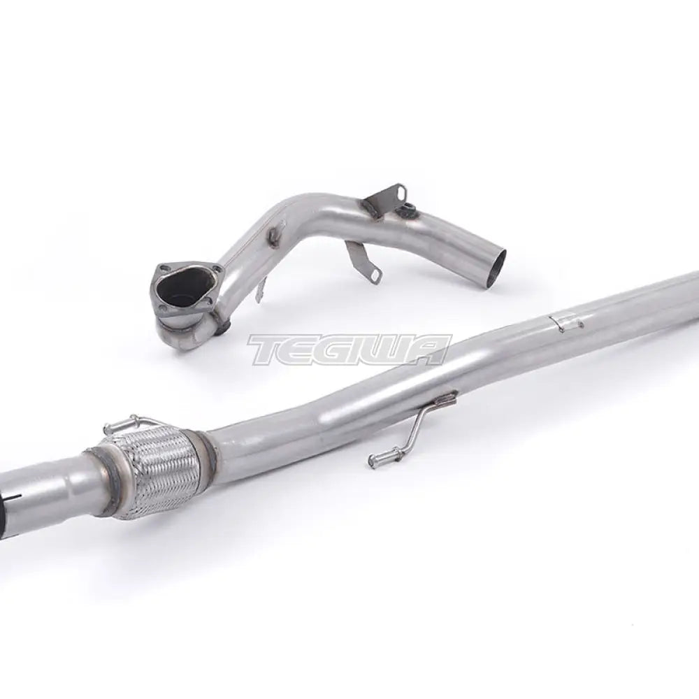 Milltek Volkswagen Polo GTi 1.4 TSI 180 hv 7-vaihteinen DSG 2010–2015 Suurihalkaisijainen Downpipe ja Katalysaattoriton pakoputkisto