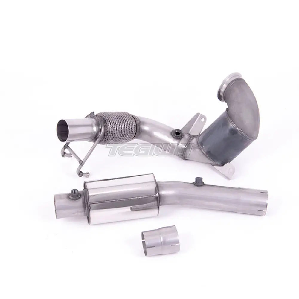 Milltek Volkswagen Polo GTI 2.0 TSI (AW 5-ovinen) – vain GPF/OPF-mallit 2019-2021 Hi-Flow Sports Cat ja Downpipe-pakoputkisto – ei-resonoiva sopii OE-järjestelmään – SSXVW552