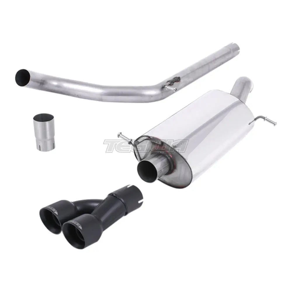 Milltek Volkswagen Polo R WRC 2013-2014 Cat-back-pakoputkisto - Cerakote mustat ulostulot