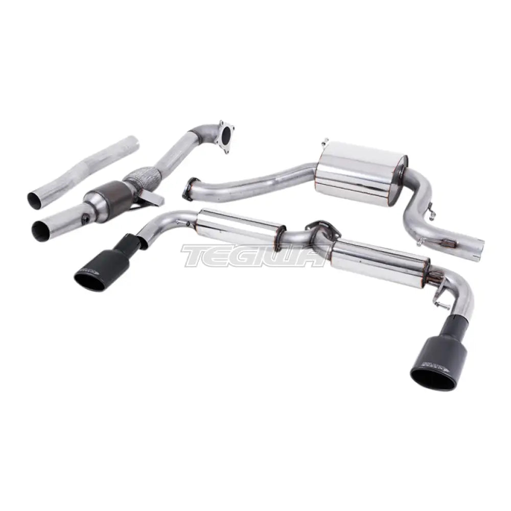 Milltek Volkswagen Scirocco R 2009-2016 Turbo-back sisältäen Hi-Flow Sports Cat -pakoputkiston - 3" - SSXVW153