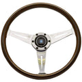 Nardi Classic Wood Steering Wheel Polished Spokes 360mm (Visible Screws) - CDMSPORT