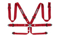 Sparco 6 Point Safety Harness (Red) - CDMSPORT